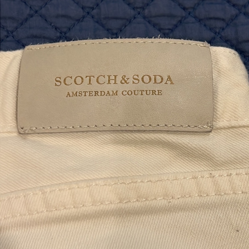 Scotch & Soda Couture men’s Dylan white jeans, size w33 L32